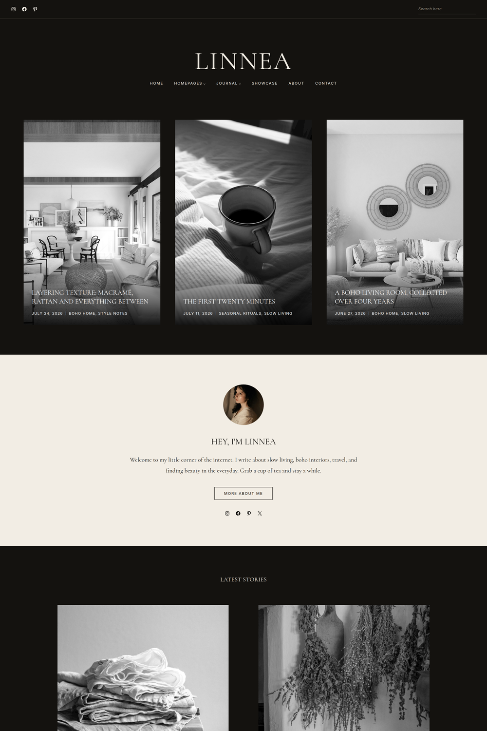 Linnea PRO in the Noir dark colour style